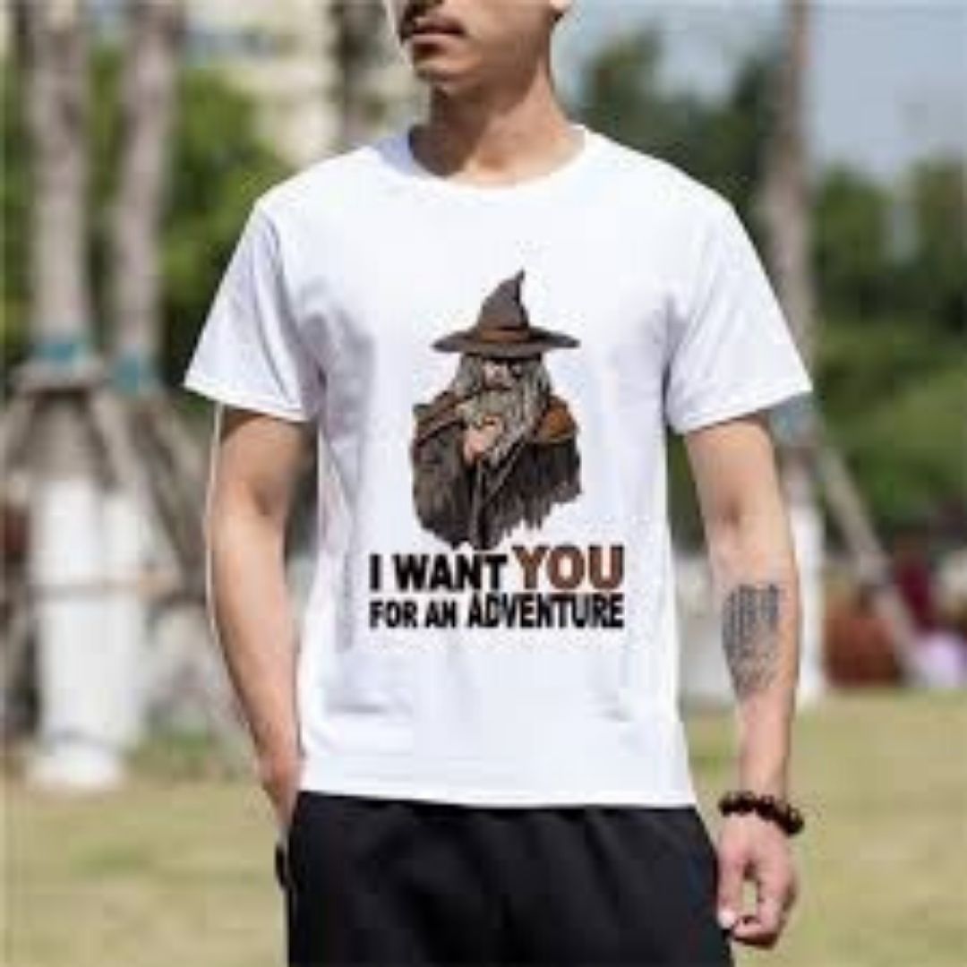 tte shirt seigneurs des anneaux blanc à manches courtes