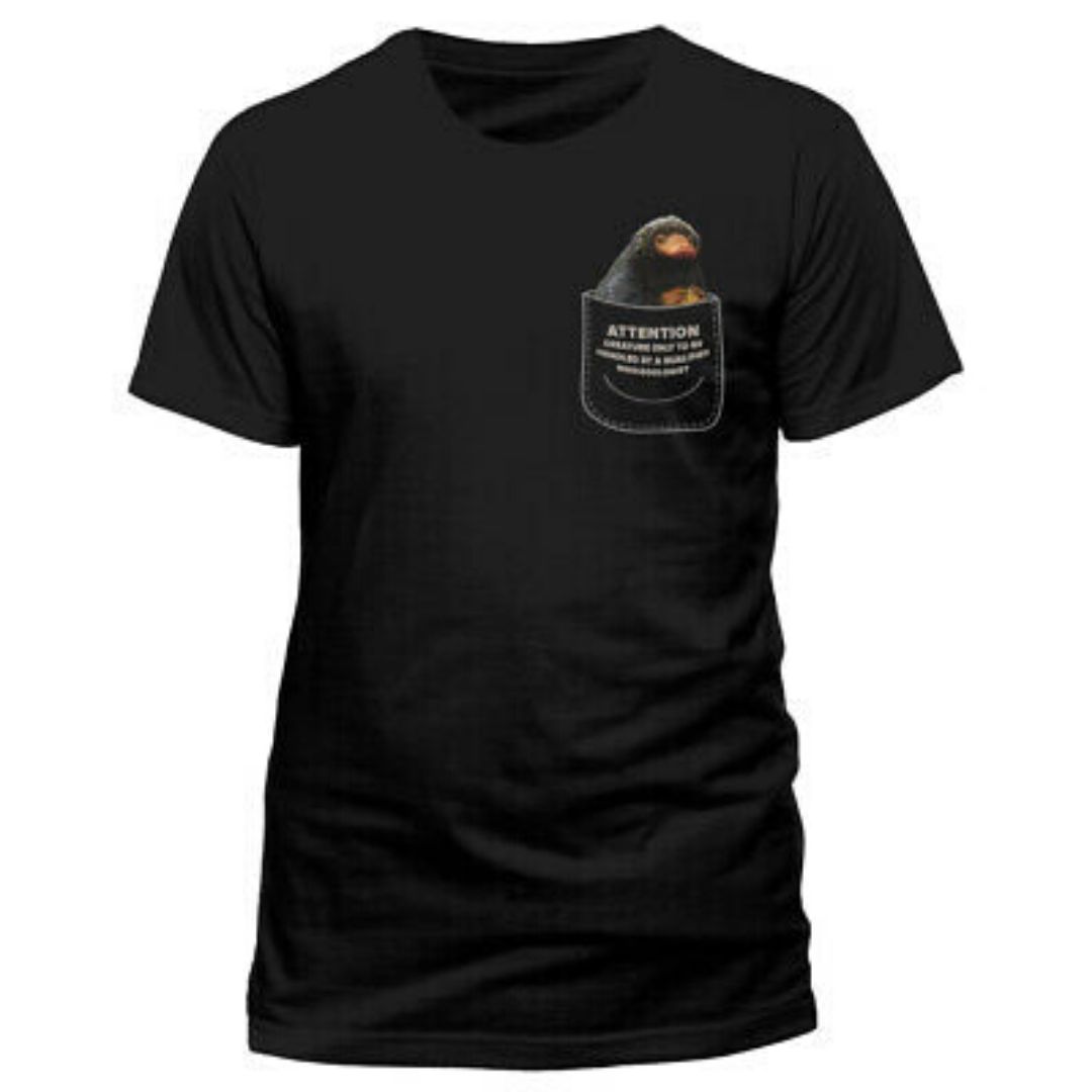 Tee shirt manche courte noir niffleur