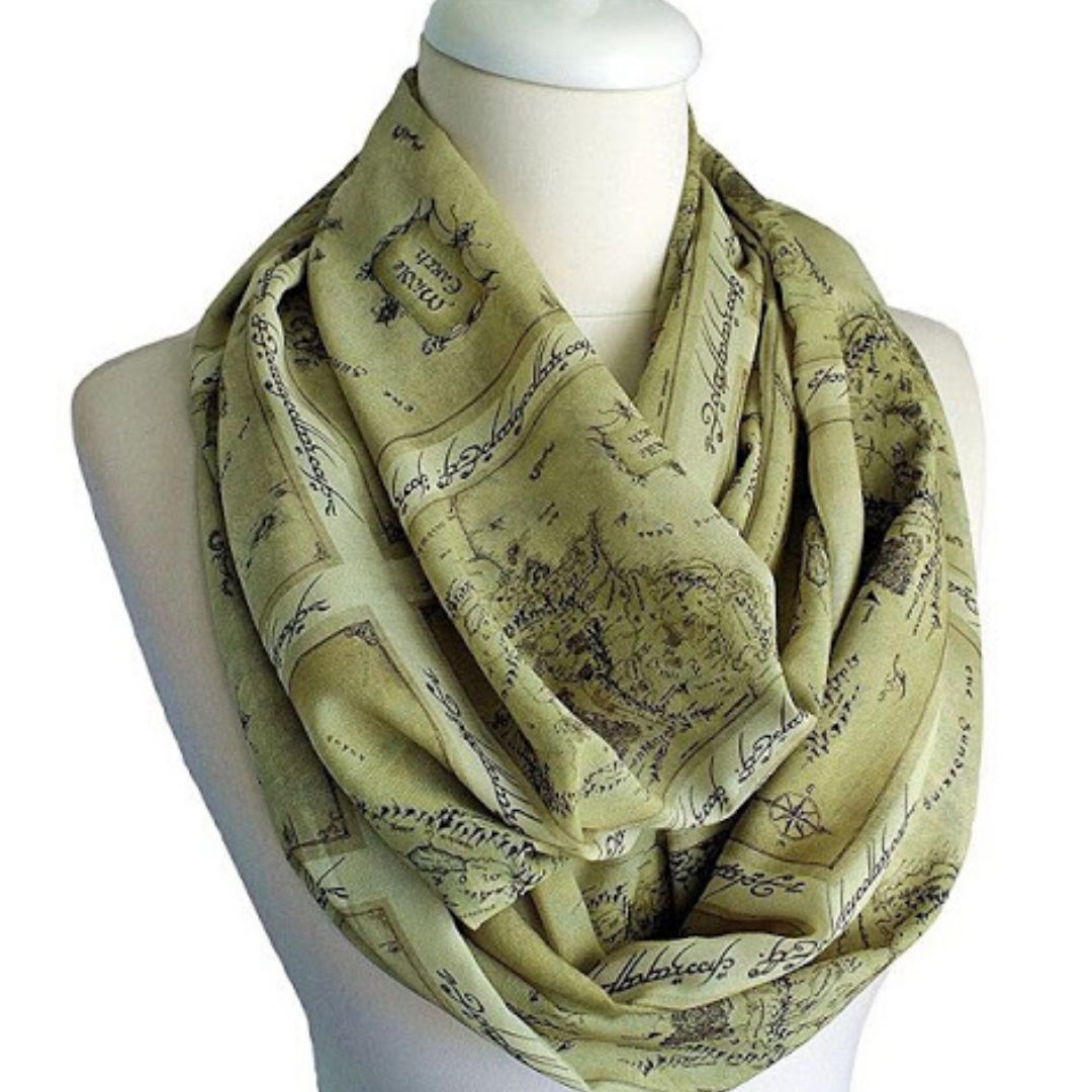 écharpe map sur mannequin