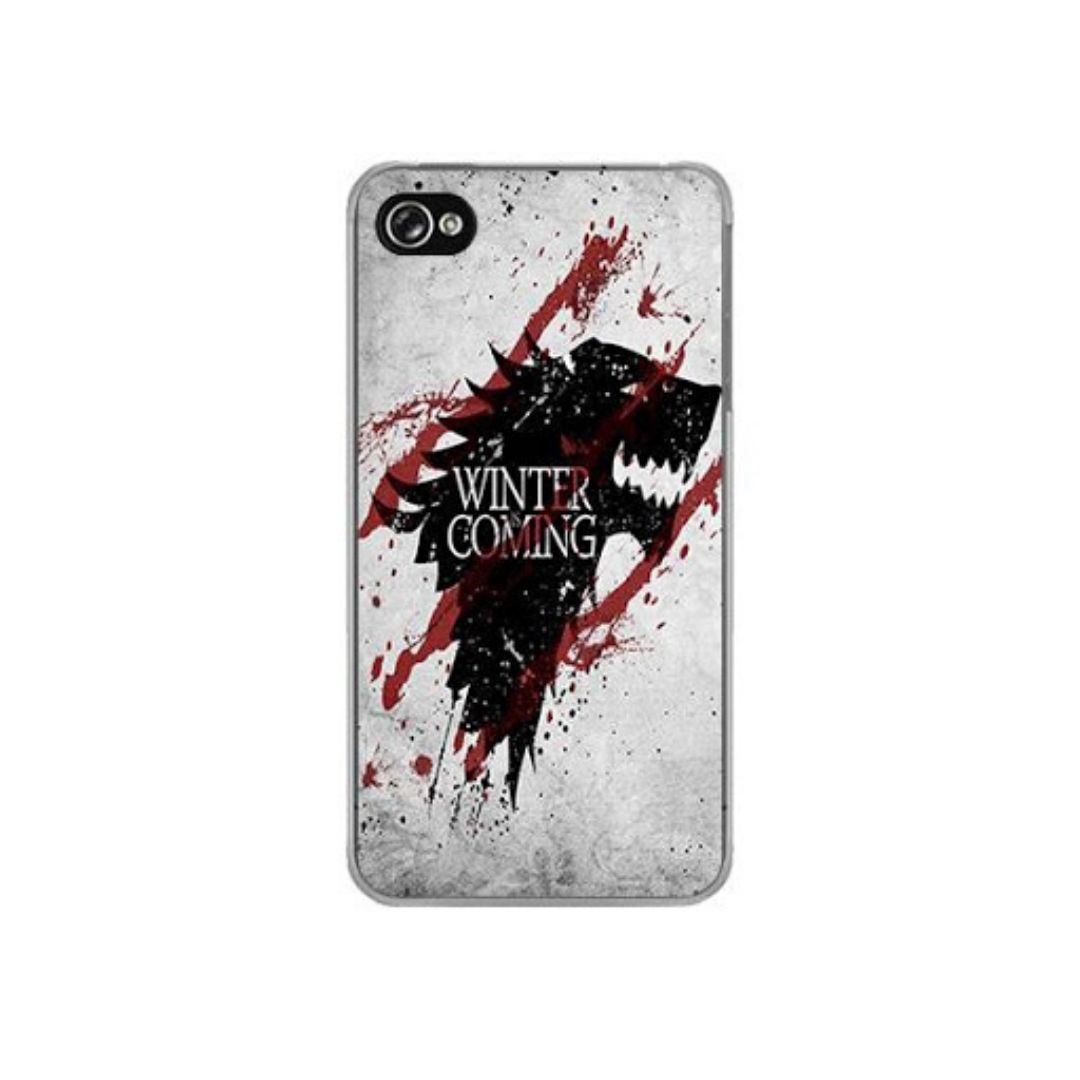 coque de téléphone avec tête de loup