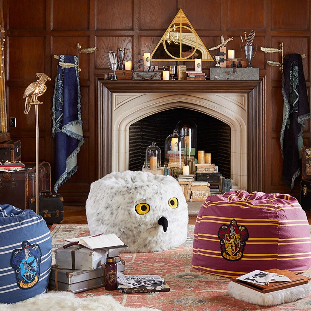 décorations d'harry potter dans un salon
