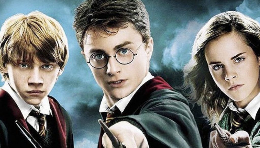 les trois personnages principaux d'Harry Potter